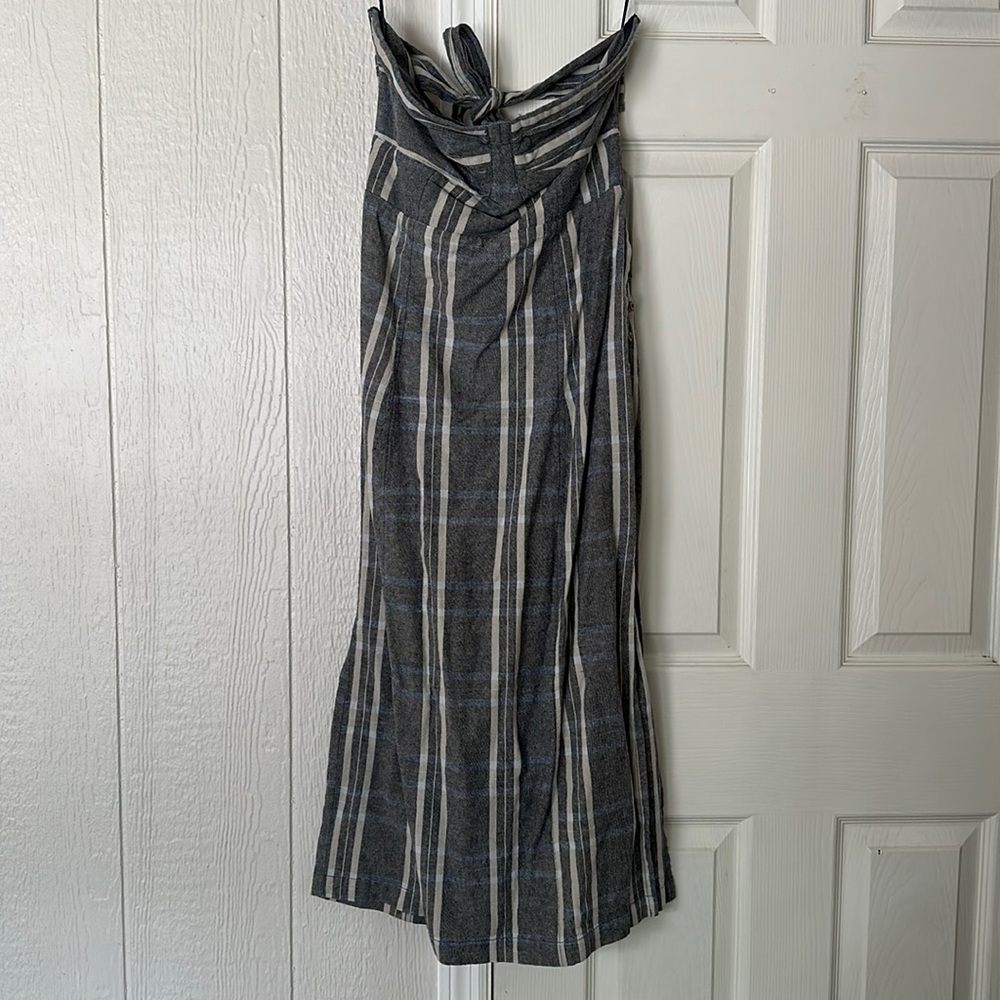 Free People Strapless Linen Dress